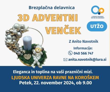 LURA_3D adventni venčki_nov24